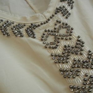 Embellished beaded blouse